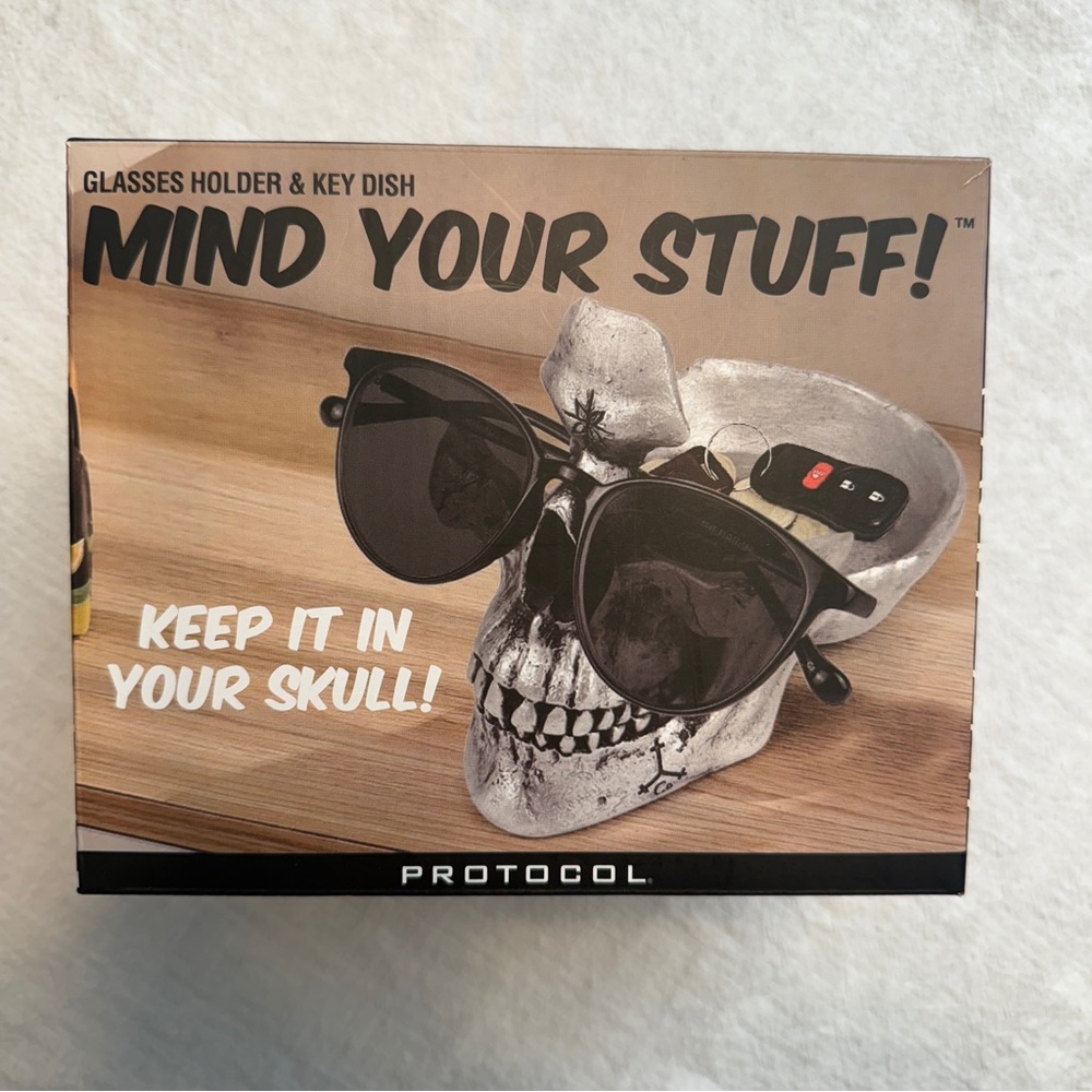 Protocol glasses holder, and key dish NEW!